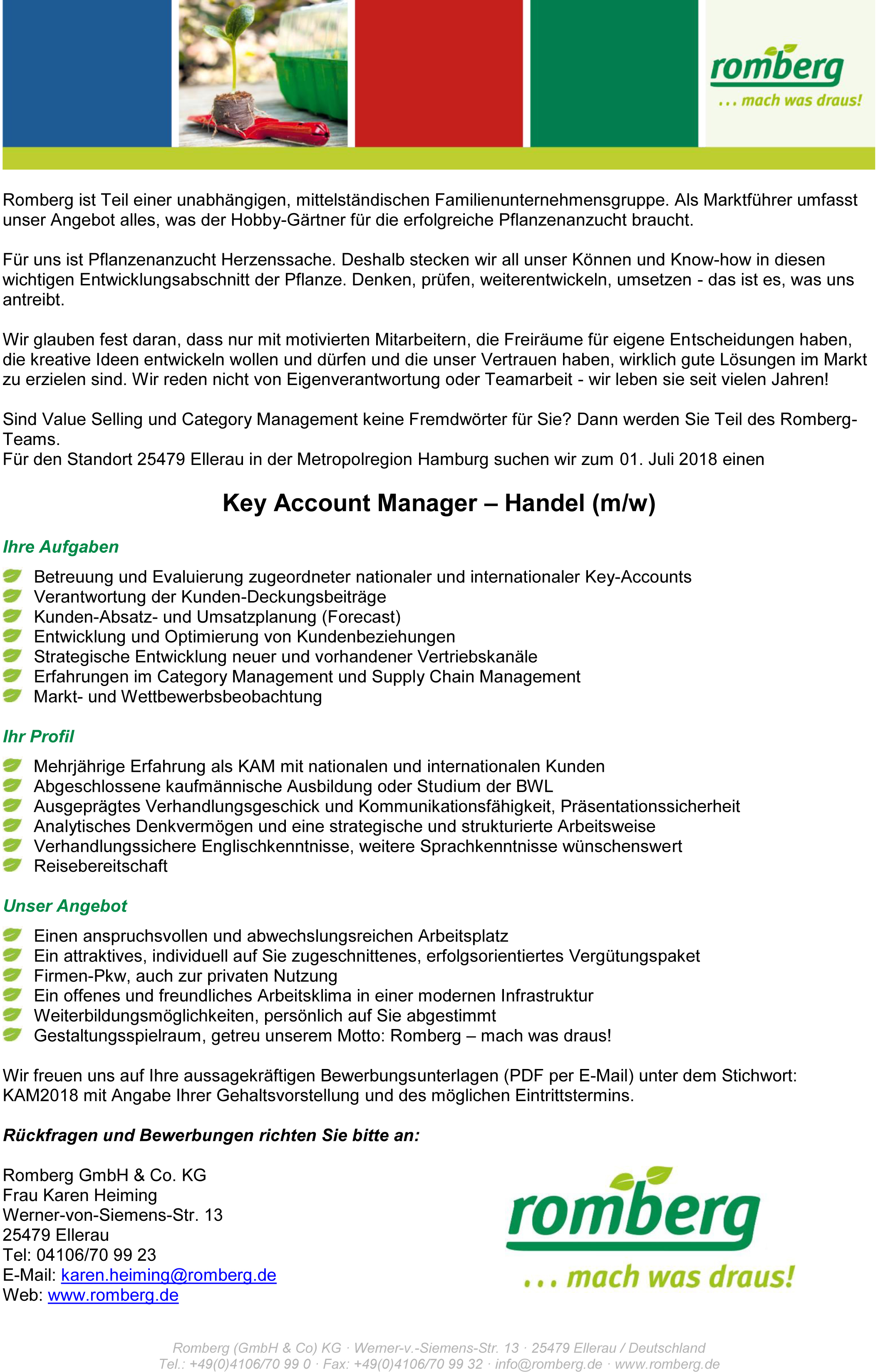 Stellenausschreibung